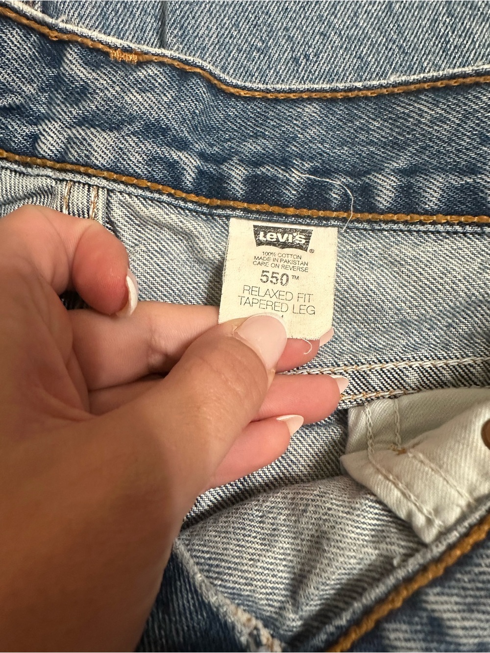 Vintage High-Rise Blue Women’s Jeans - Picture 2 of 4